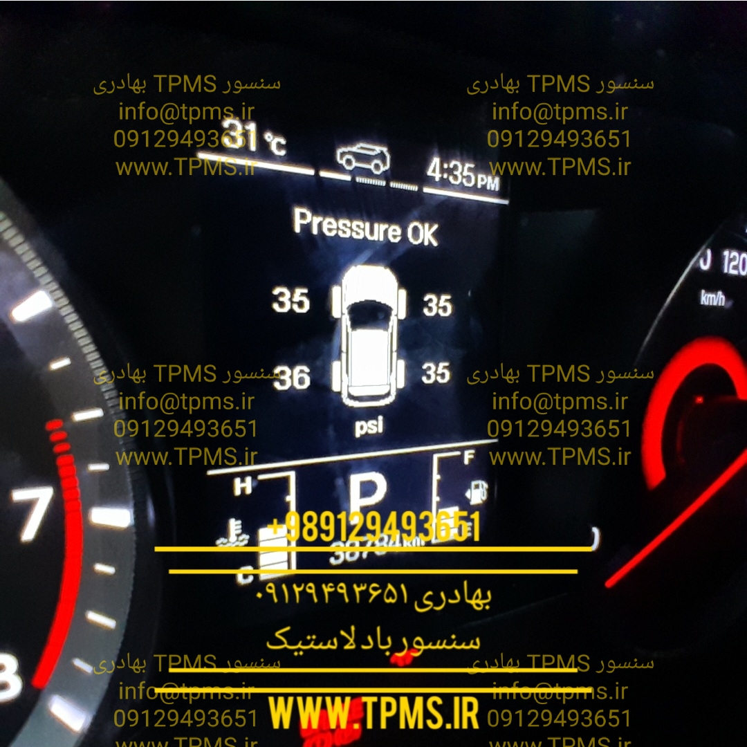 سنسور باد TPMS تیوولی