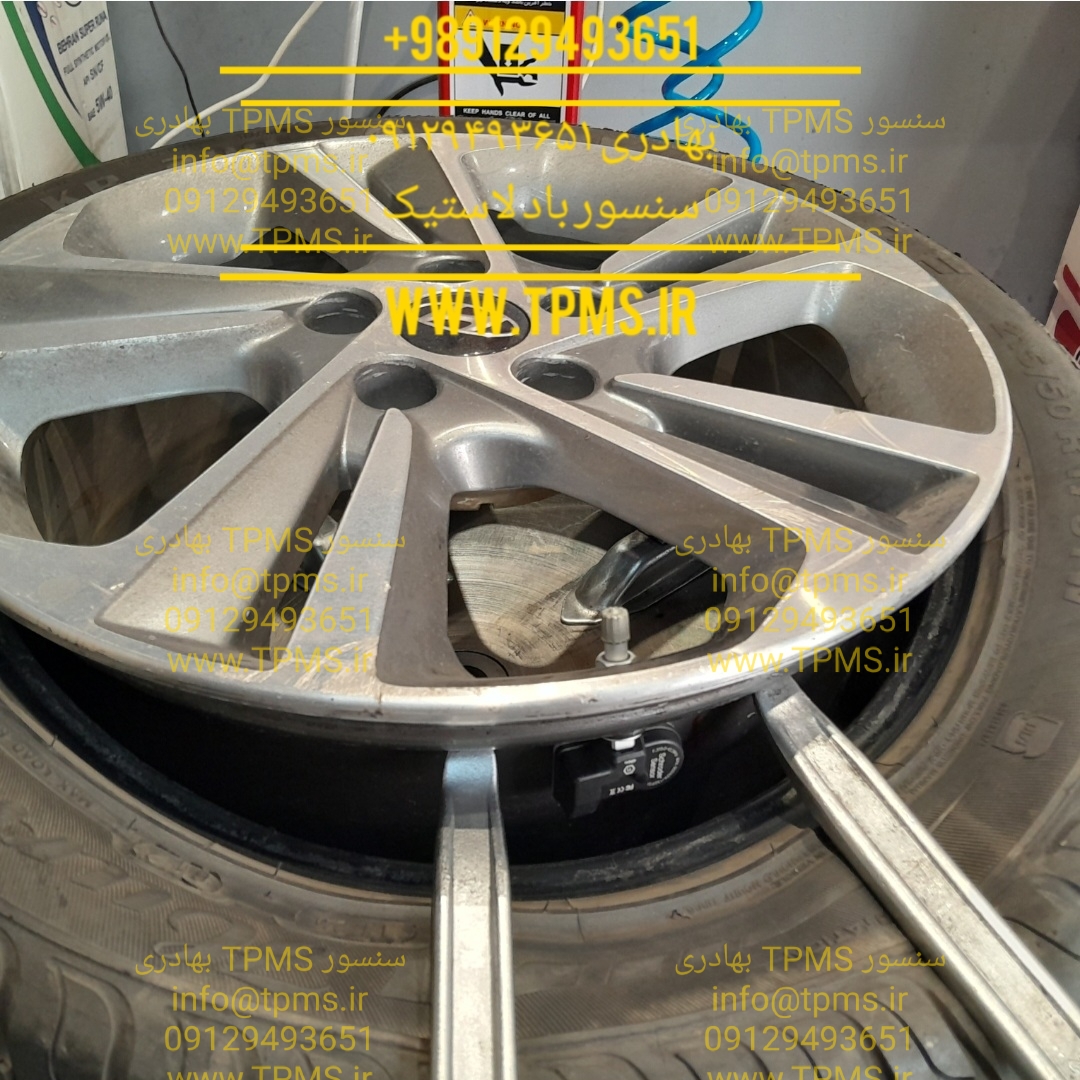 نصب سنسور باد لاستیک النترا