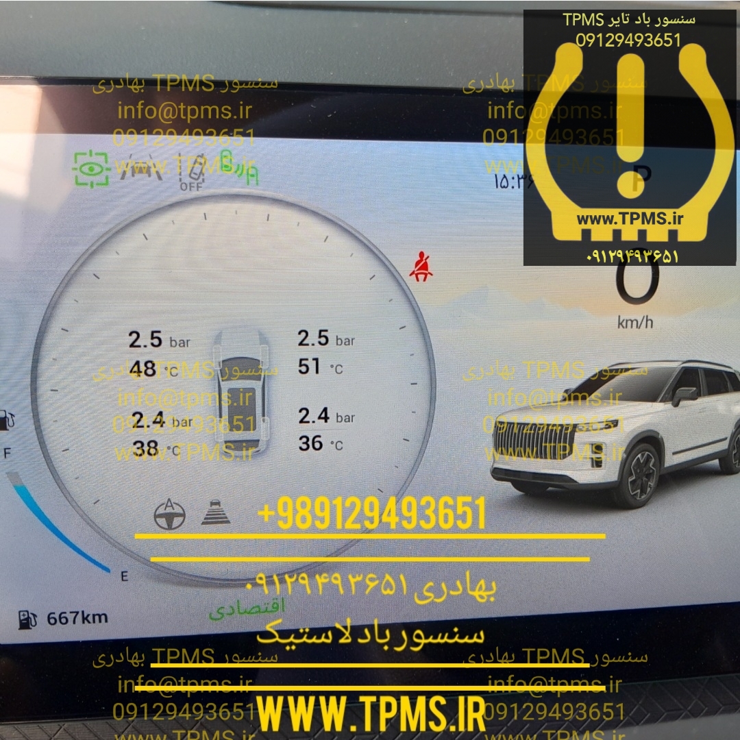 پشت آمپر لوکانو TPMS